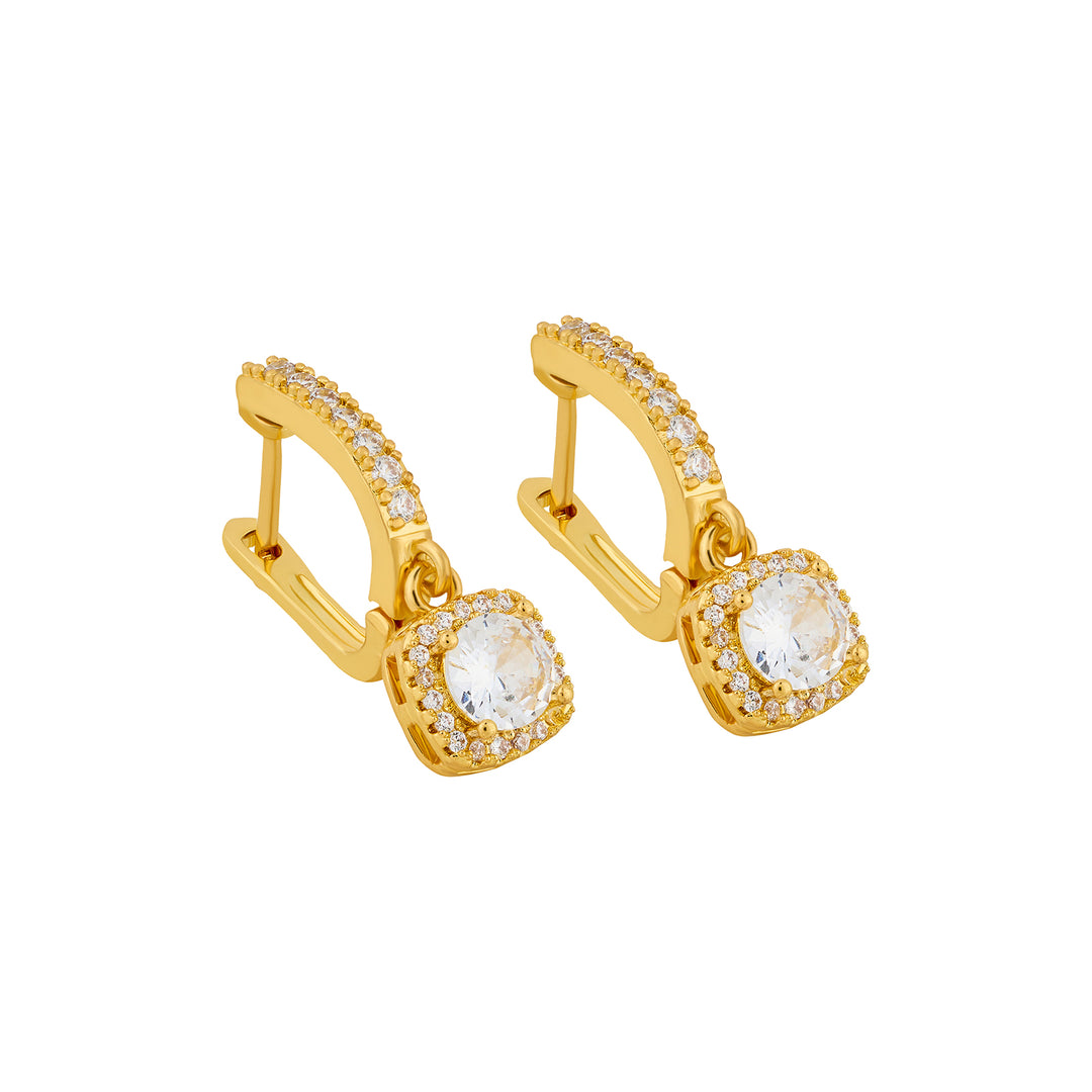 Dainty-Drama Gold Bling Earrings