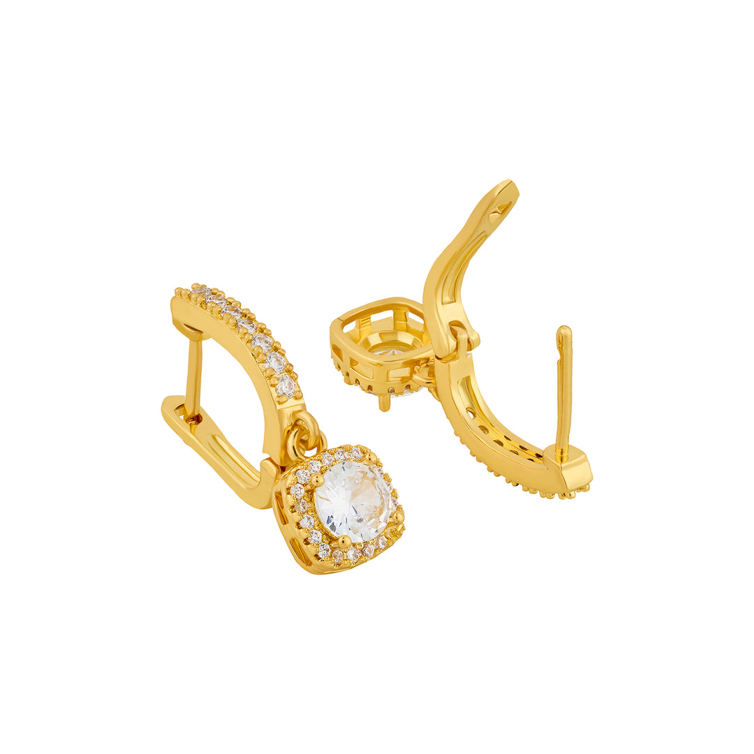Dainty-Drama Gold Bling Earrings