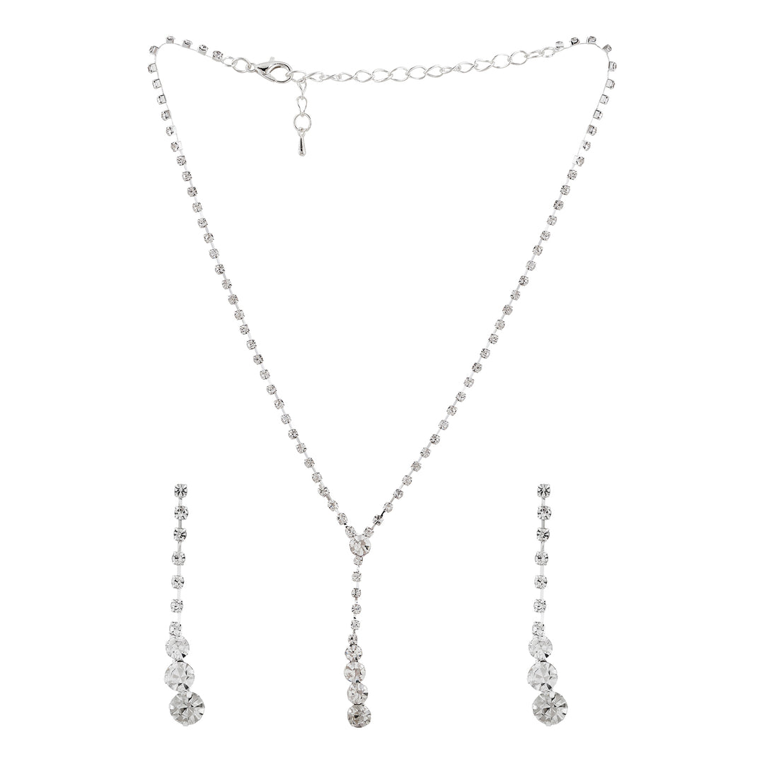 Celenore Silver Bling Jewelry Set