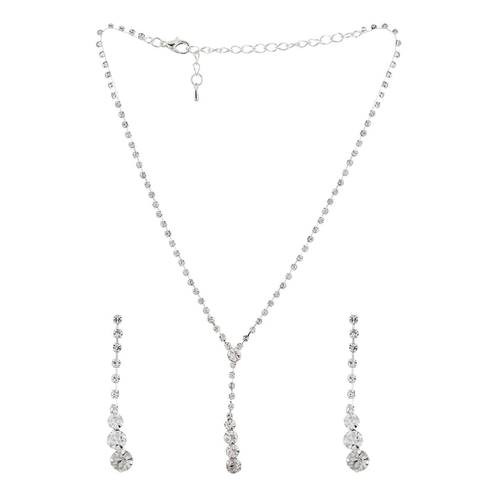 Celenore Silver Bling Jewelry Set