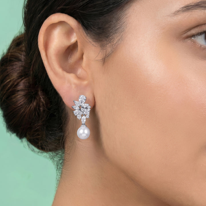 Celestoni Silver Bling Earrings