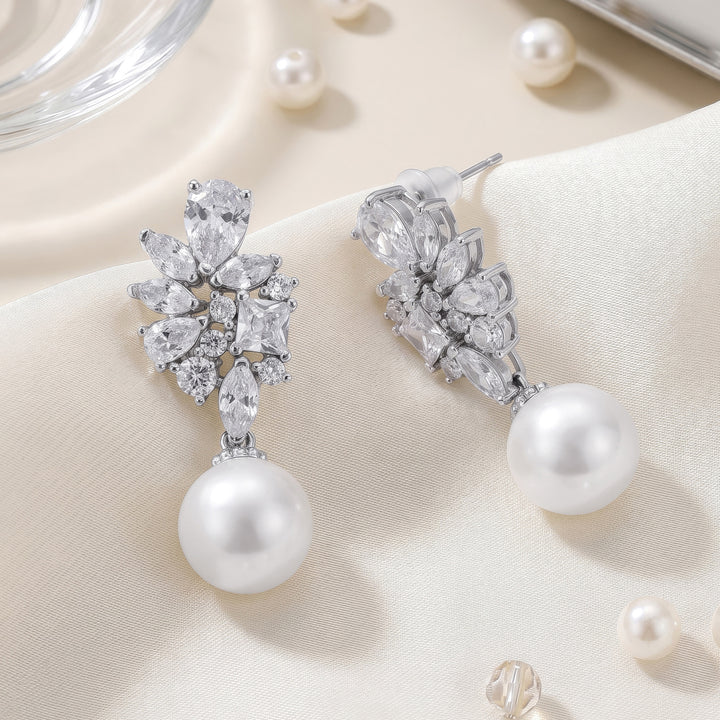 Celestoni Silver Bling Earrings