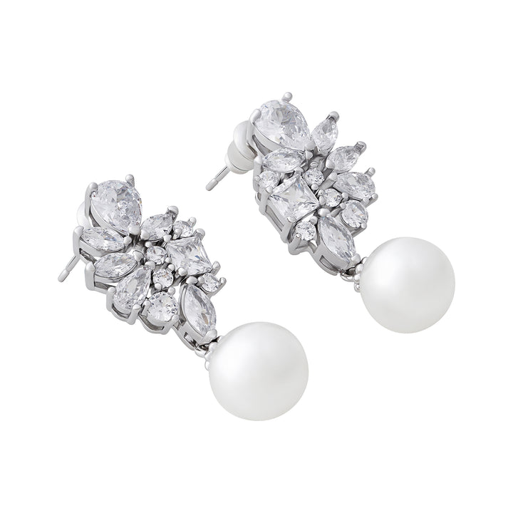 Celestoni Silver Bling Earrings