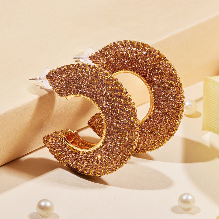Maribel Gold Bling Earring