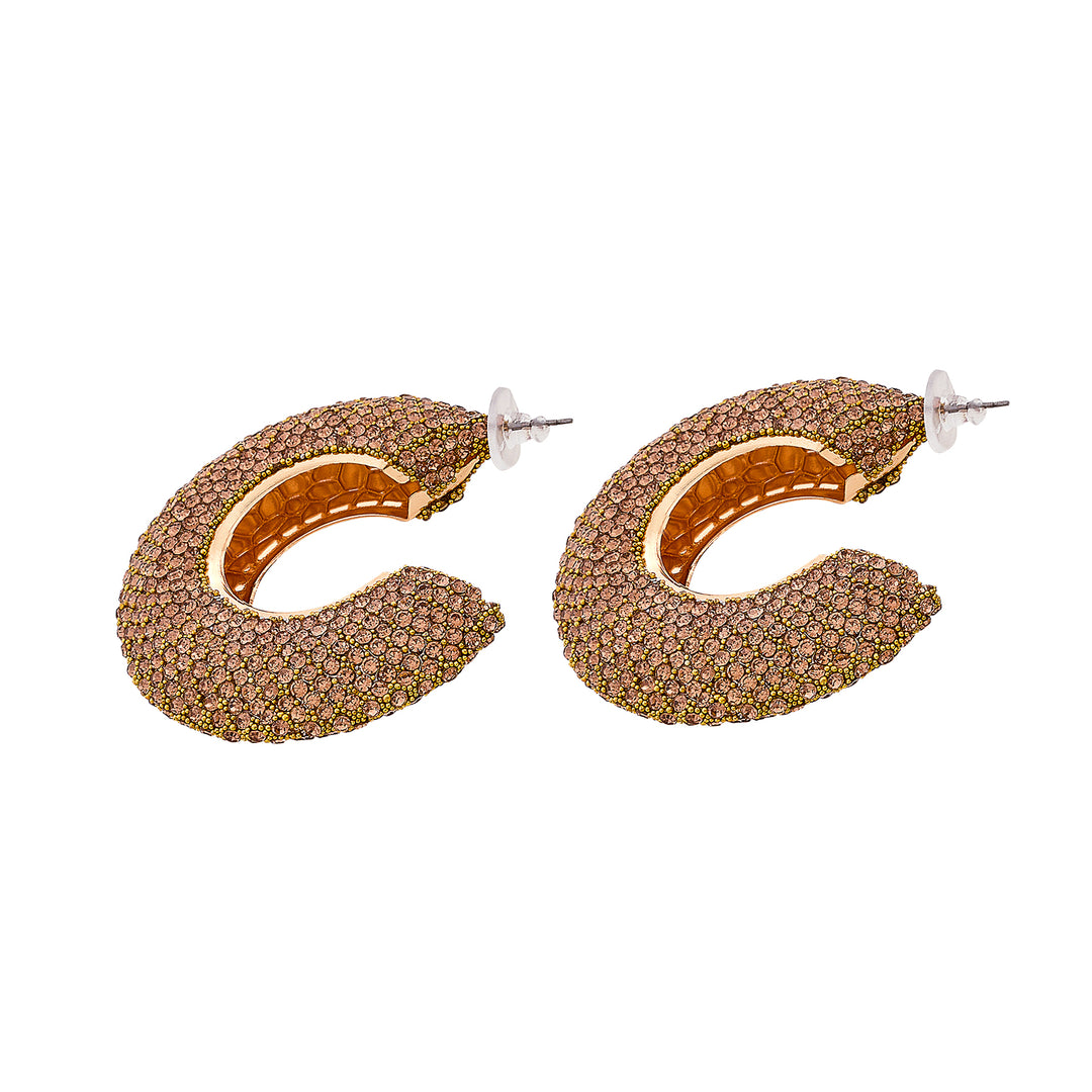 Maribel Gold Bling Earring