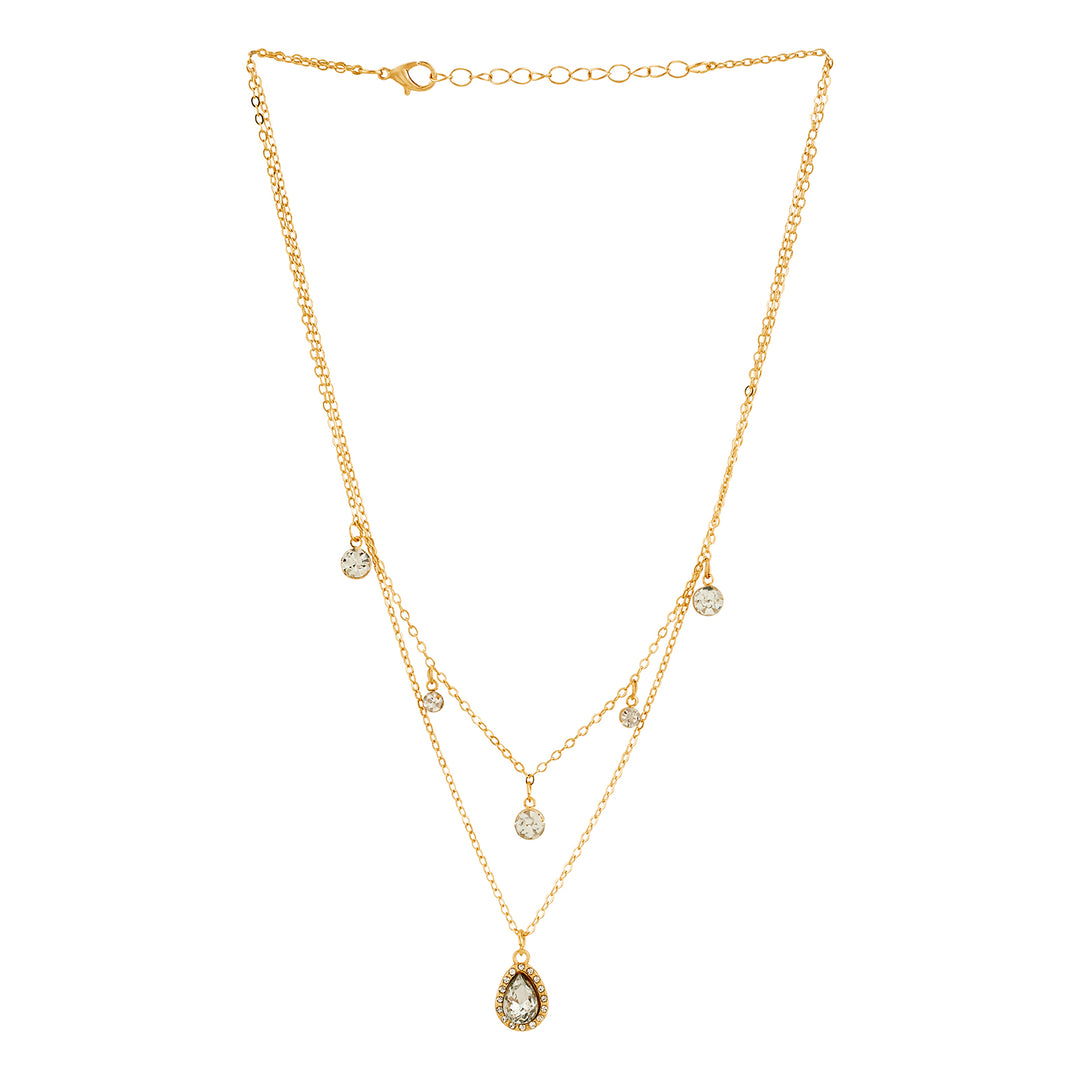 Nova Dot Gold Bling Necklace