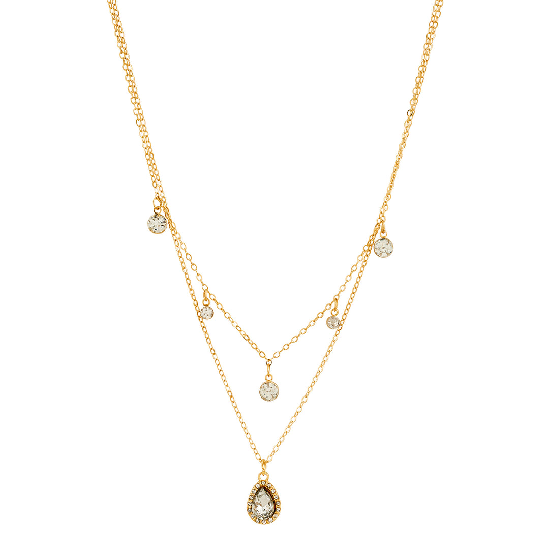 Nova Dot Gold Bling Necklace