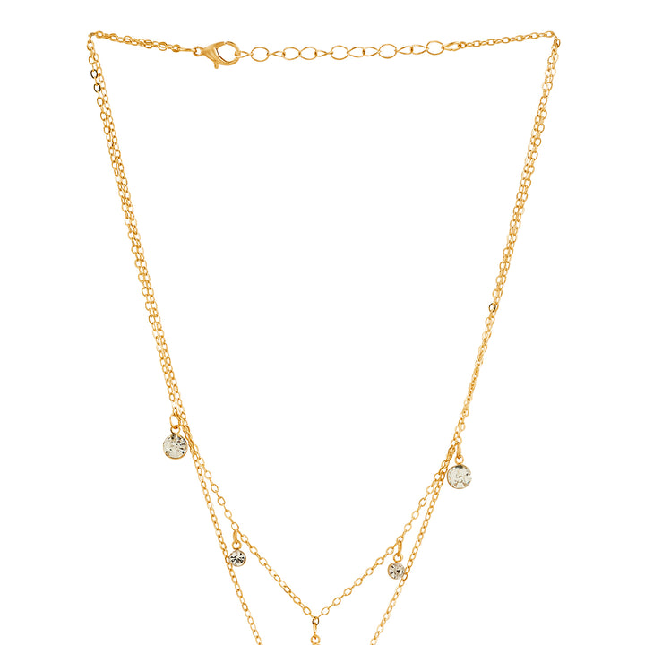 Nova Dot Gold Bling Necklace