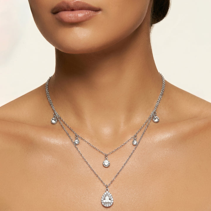 Nova Dot Silver Bling Necklace
