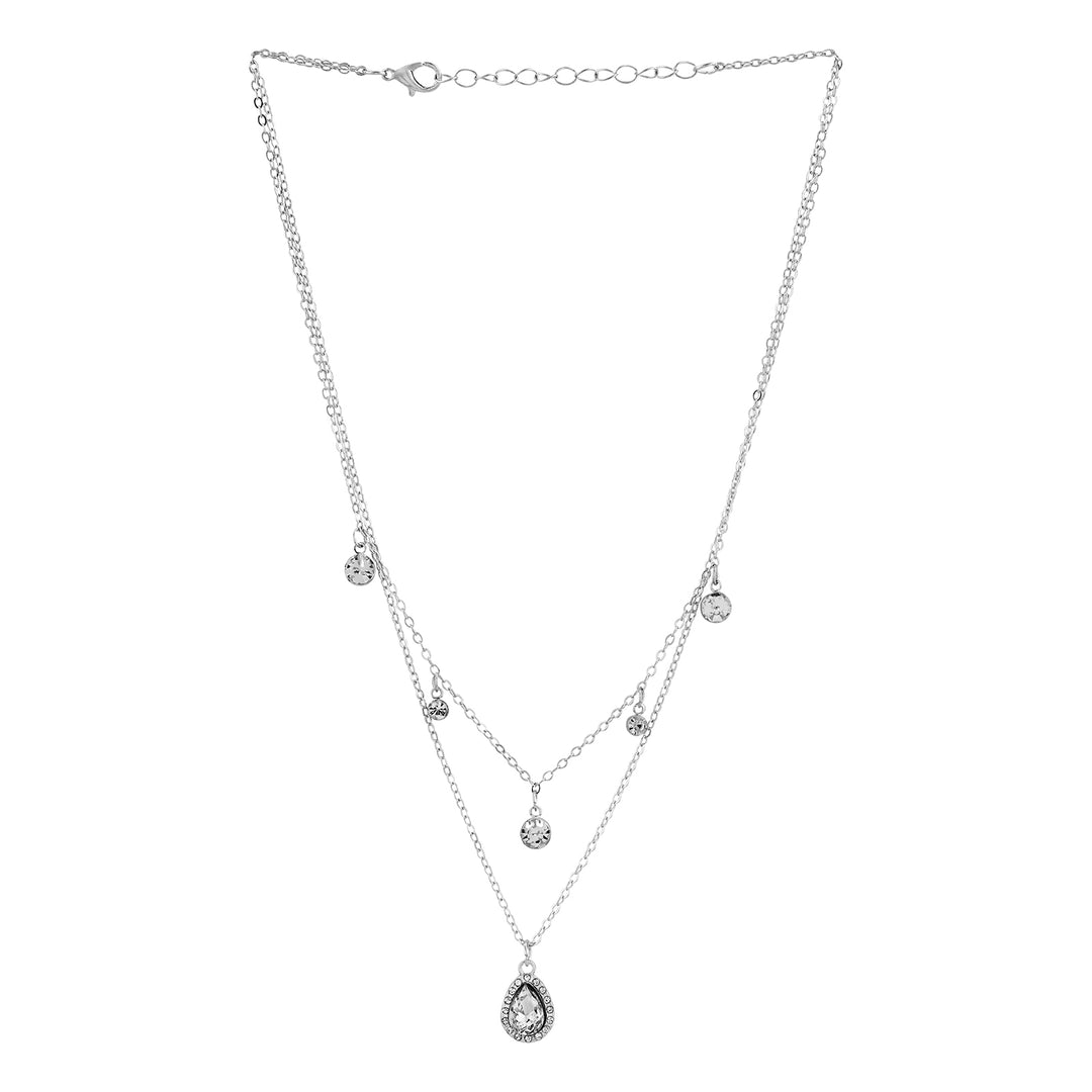 Nova Dot Silver Bling Necklace