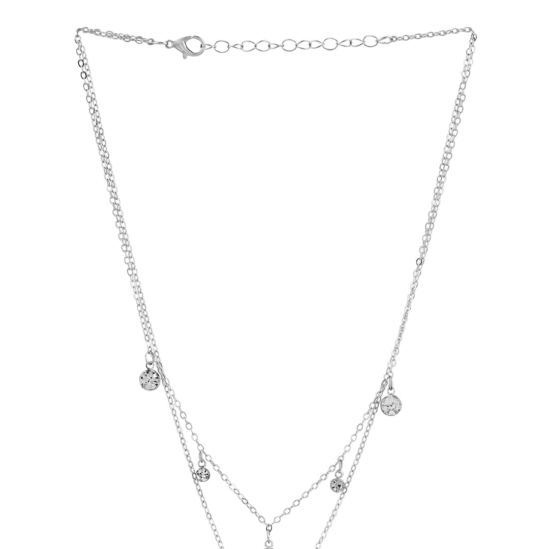 Nova Dot Silver Bling Necklace