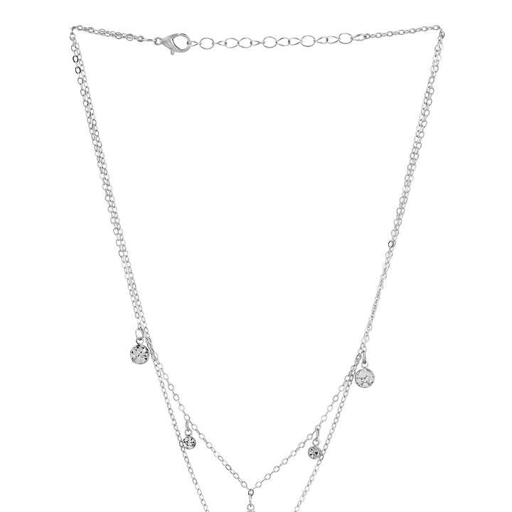 Nova Dot Silver Bling Necklace