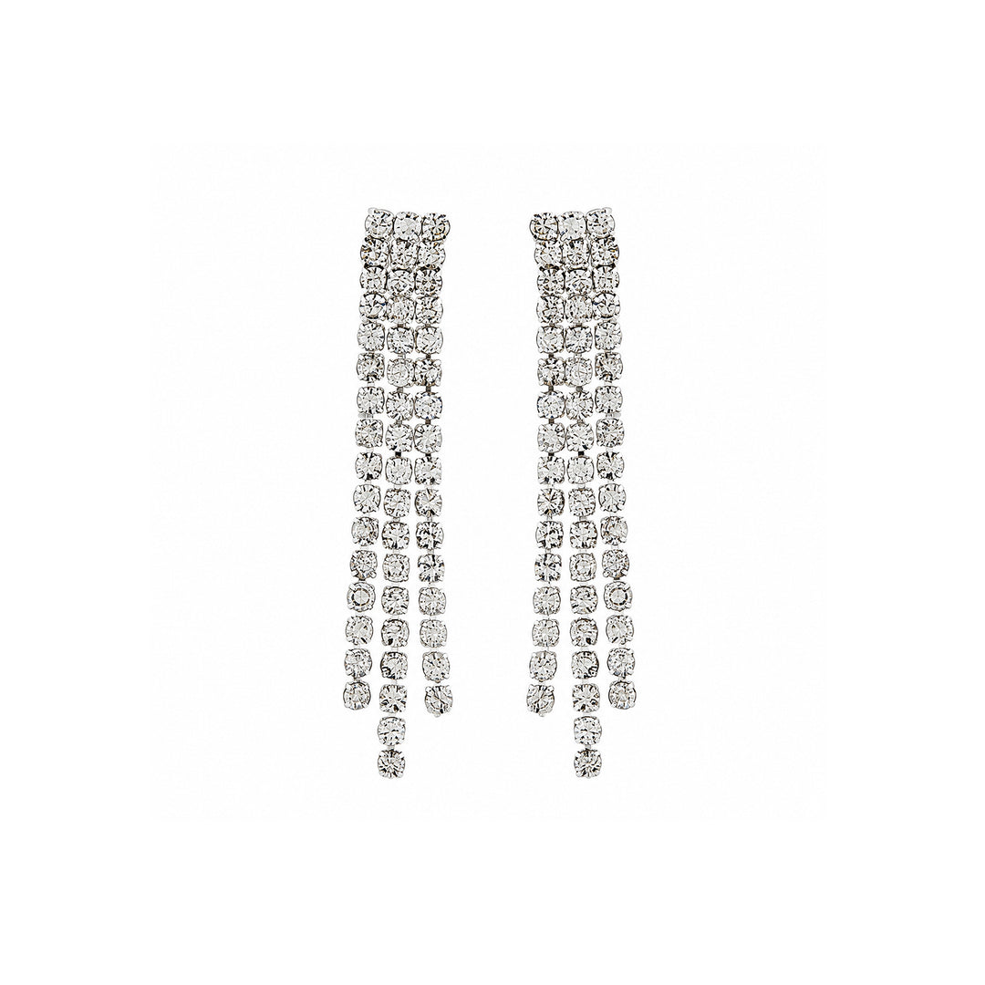 Starlit Bling Silver Necklace Set
