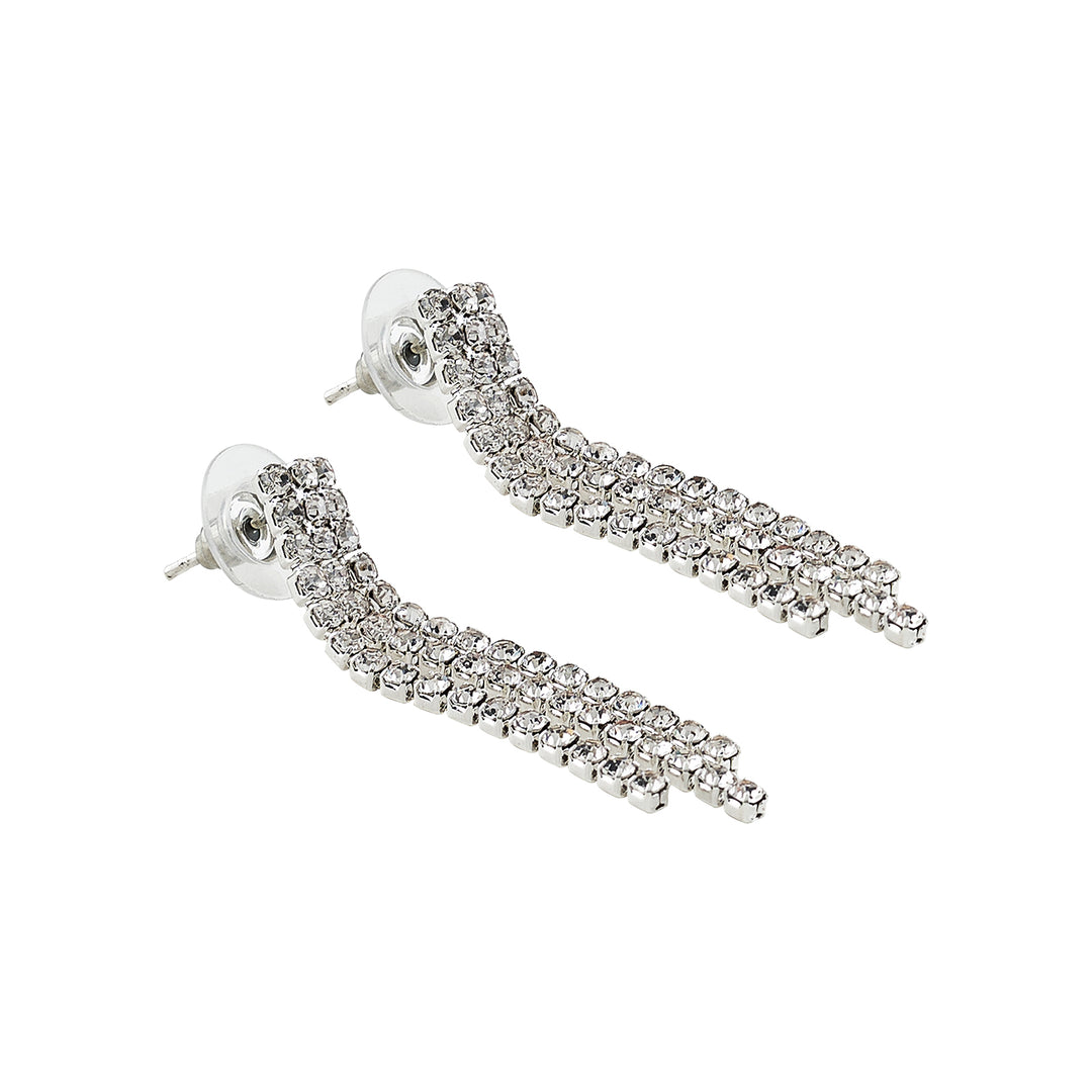 Starlit Bling Silver Necklace Set
