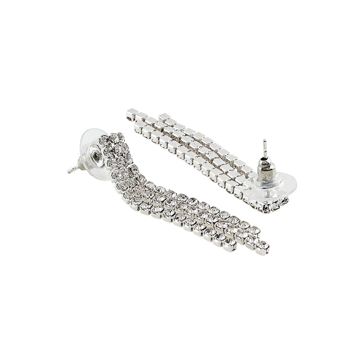 Starlit Bling Silver Necklace Set