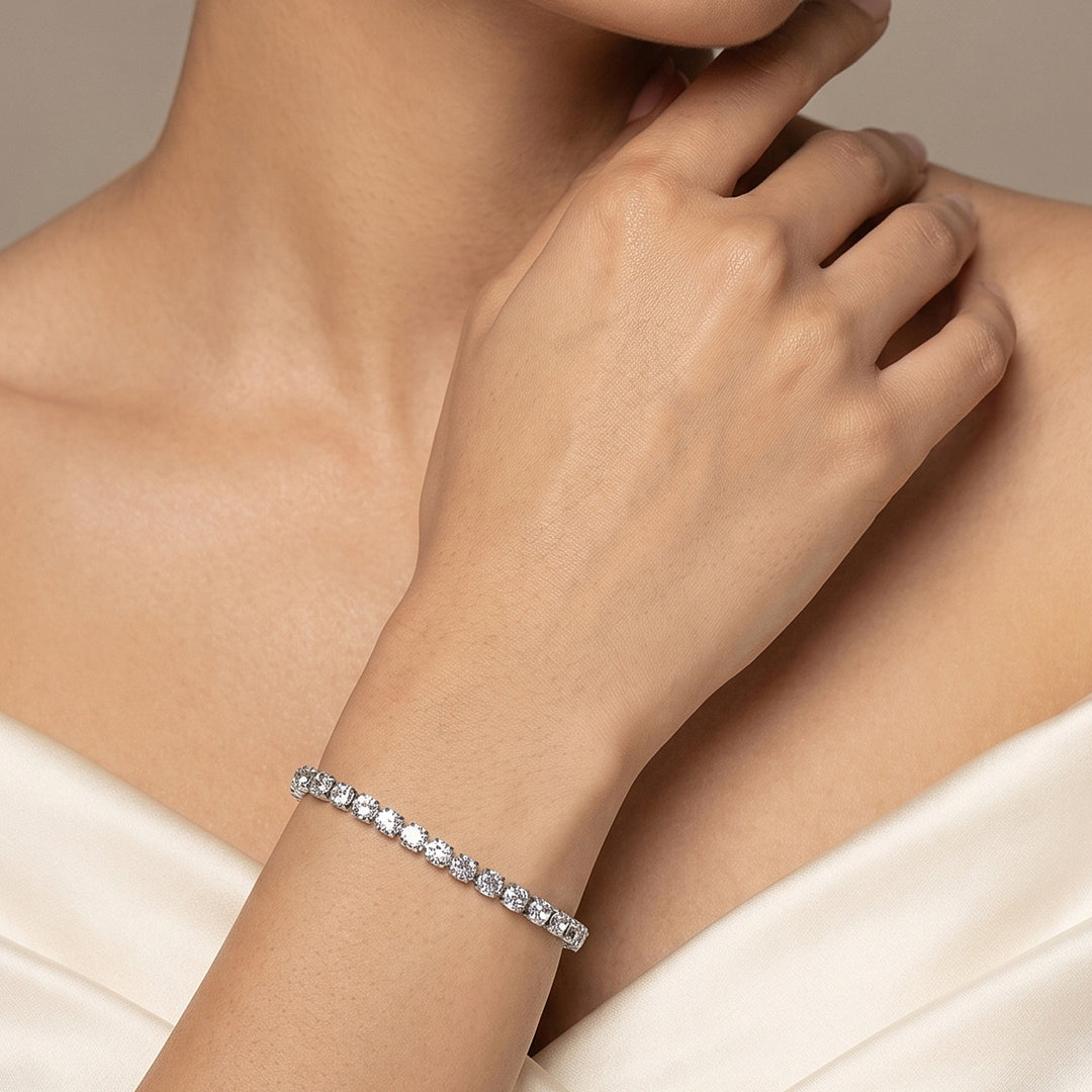 Tiny Treasure Silver Blingy Bracelet