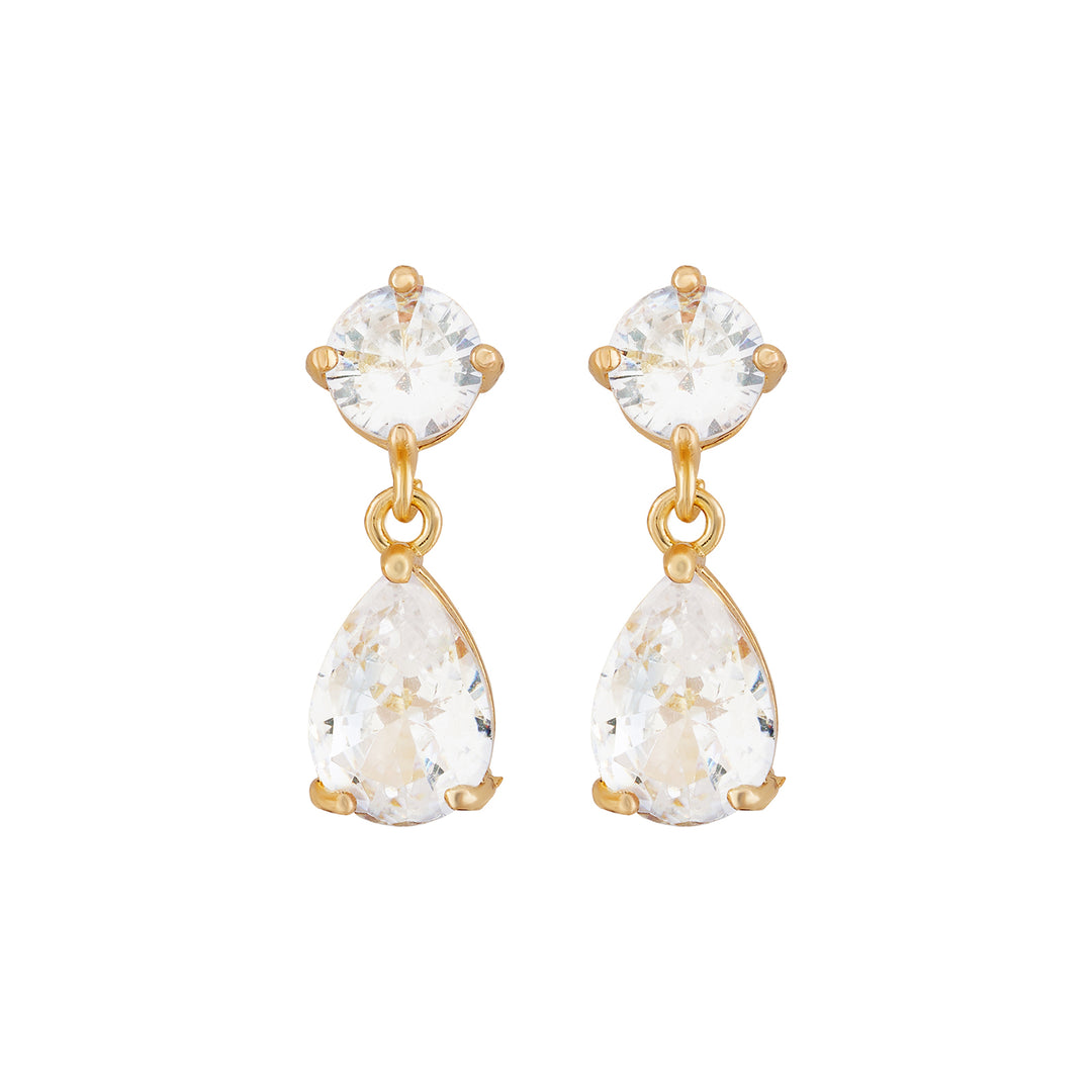 Glint-Bling Gold Earrings