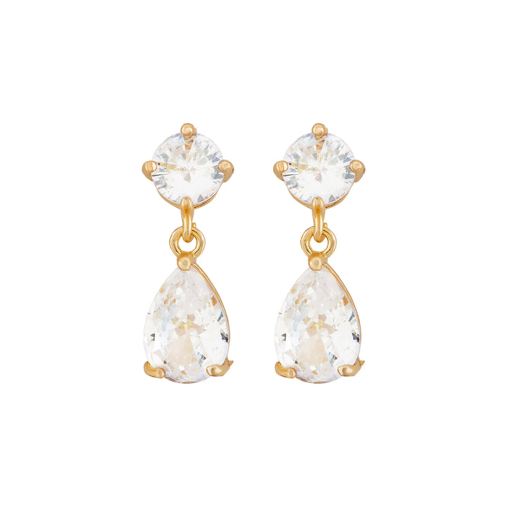 Glint-Bling Gold Earrings