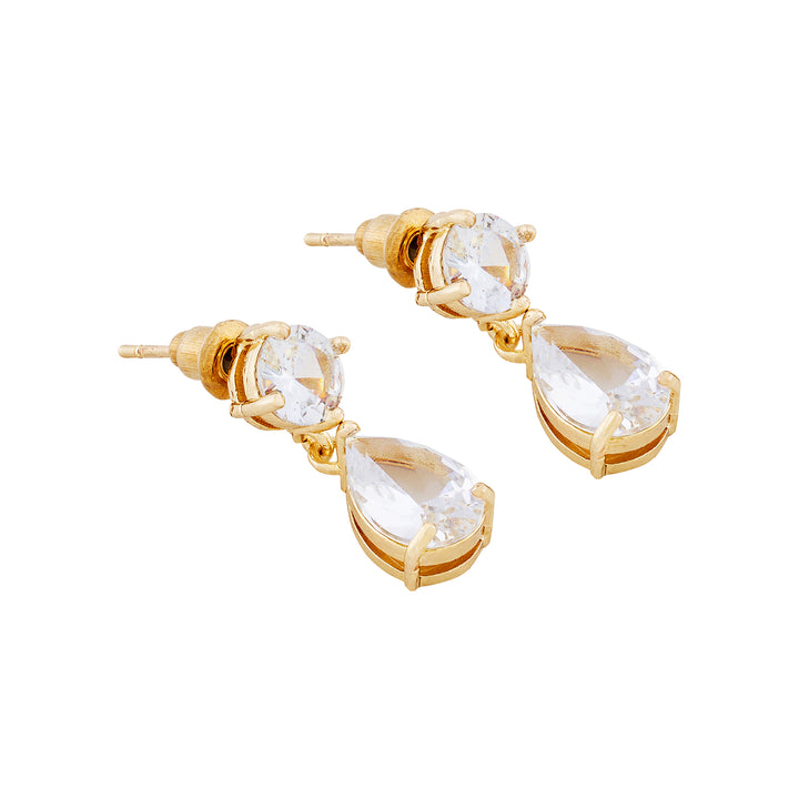 Glint-Bling Gold Earrings