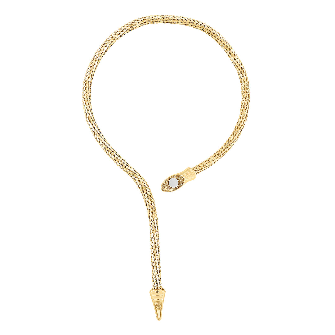 Hissora Gold Snake Necklace