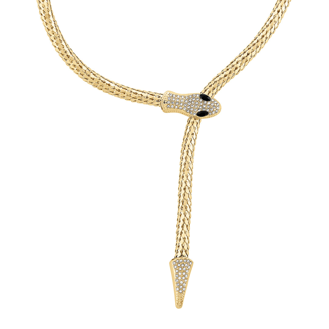Hissora Gold Snake Necklace
