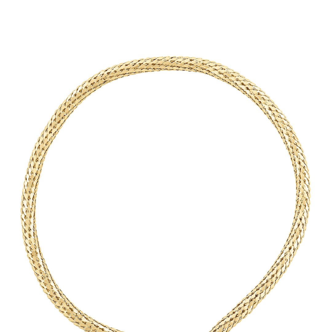 Hissora Gold Snake Necklace