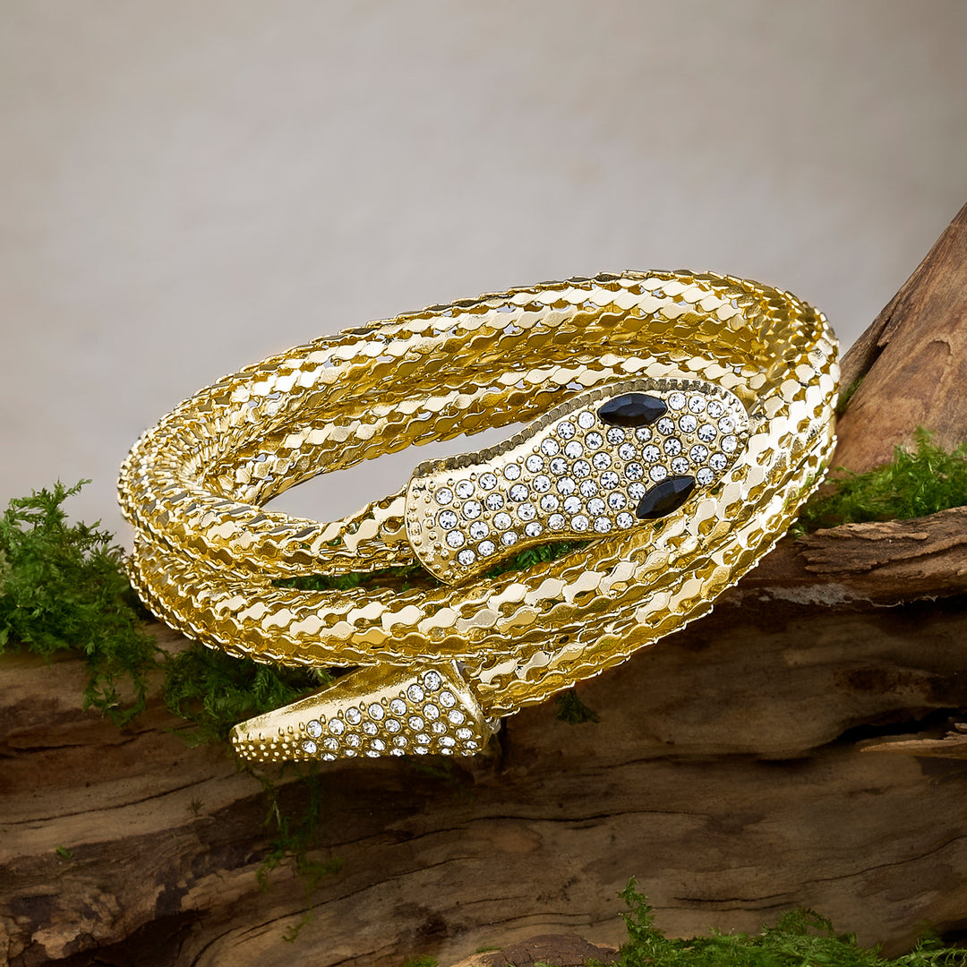 Hissé Gold Snake Bracelet