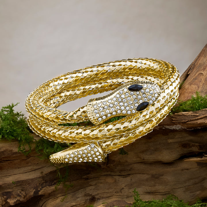 Hissé Gold Snake Bracelet
