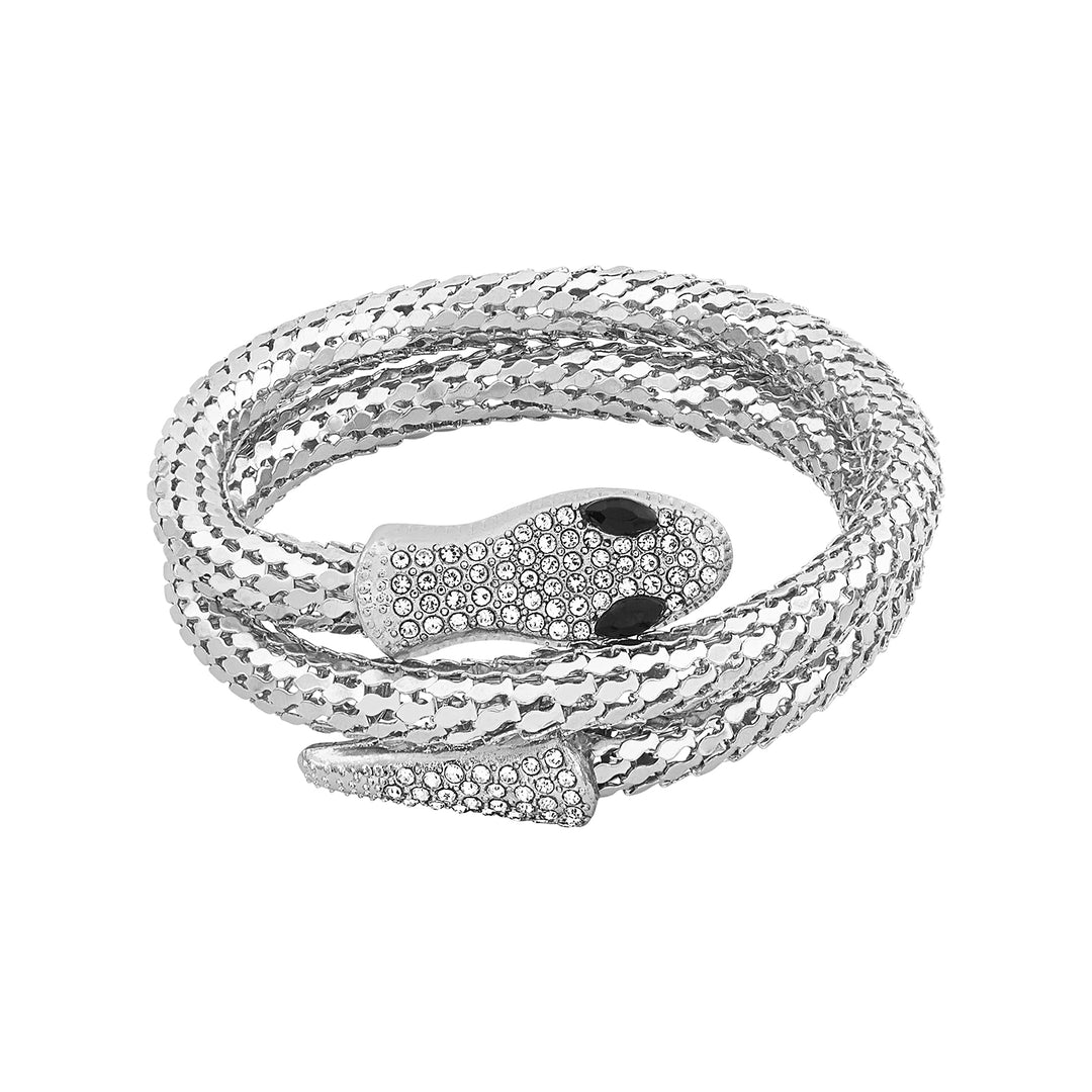 Hissé Silver Snake Bracelet