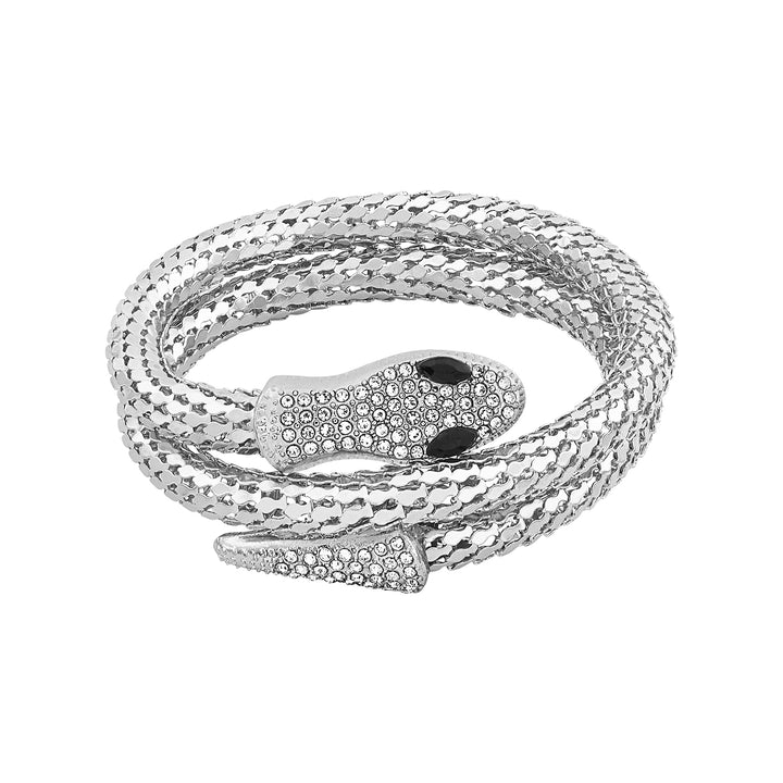 Hissé Silver Snake Bracelet