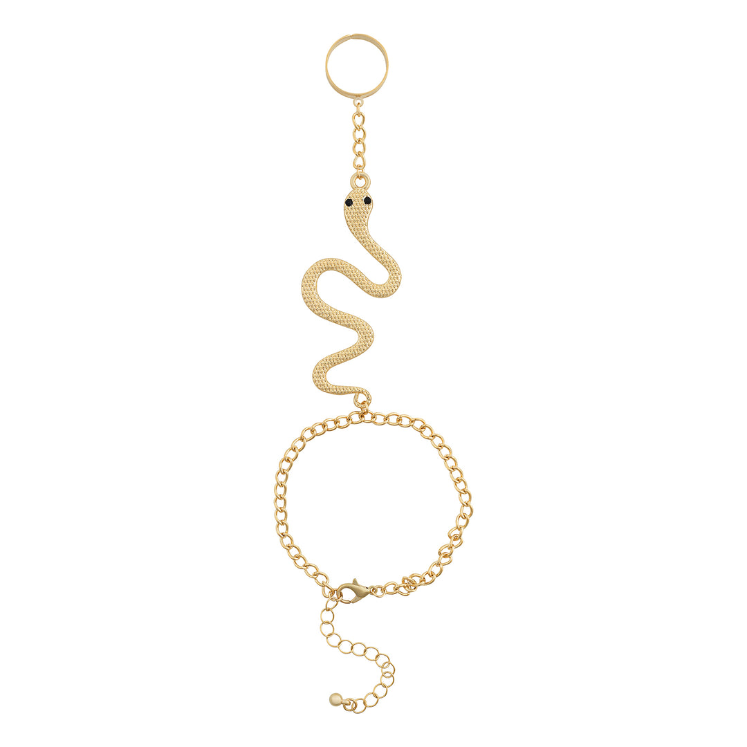 Yalino Gold Women Snake Bracelet