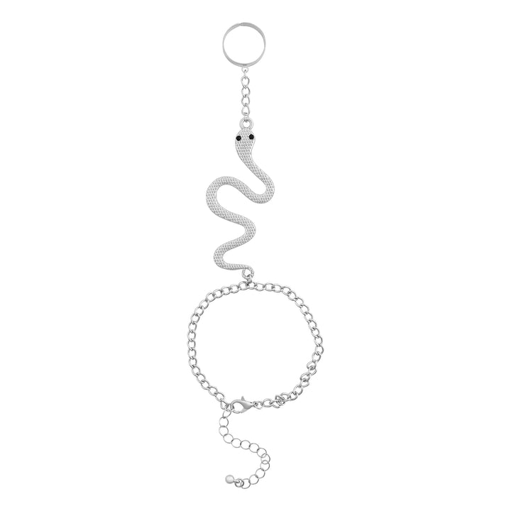 Yalino Silver Women Snake Bracelet