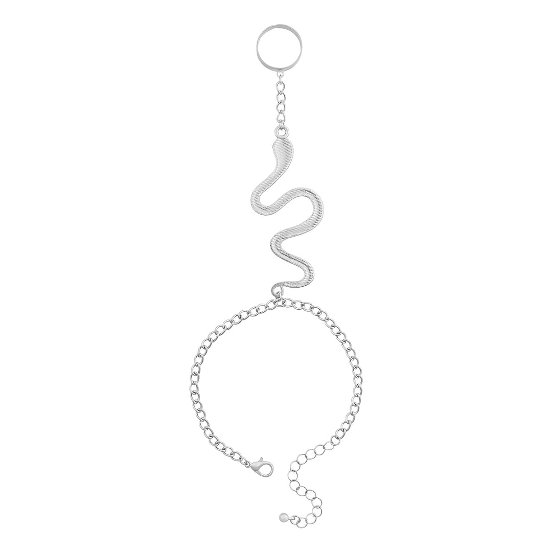 Yalino Silver Women Snake Bracelet