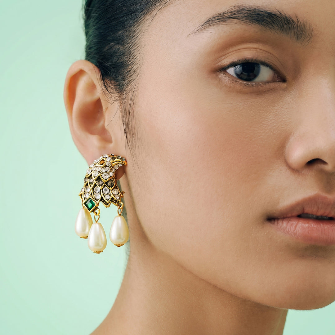 Moriellee Gold Eagle Earring