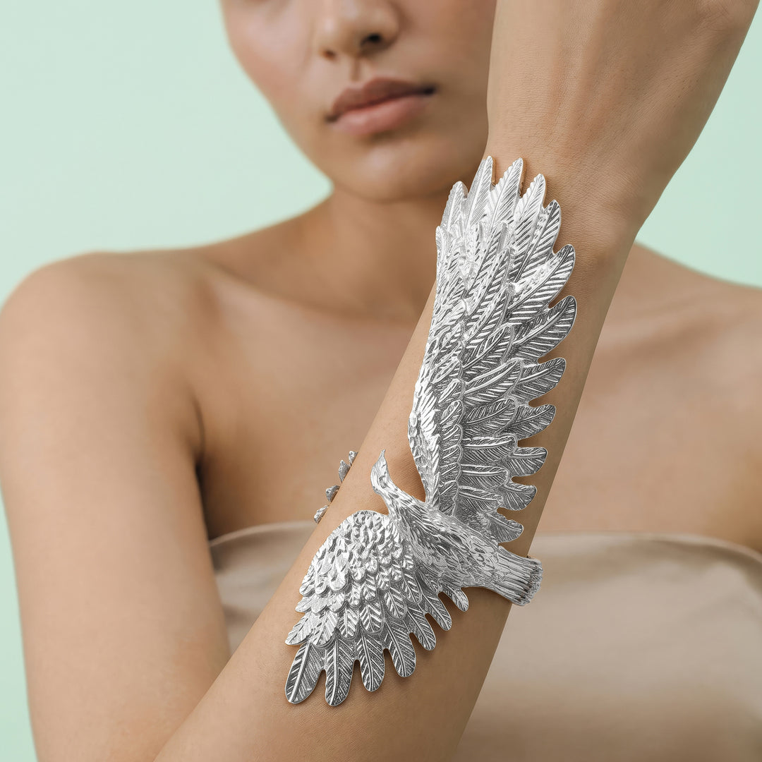 Elowen Silver Eagle Bracelet
