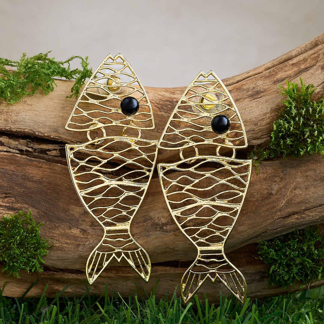 Finella Gold Animal Earrings