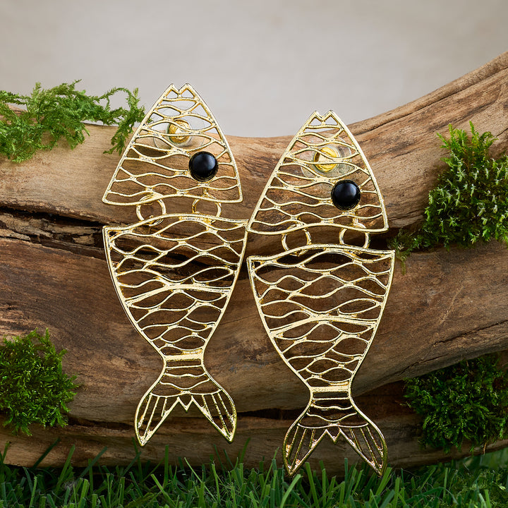 Finella Gold Animal Earrings