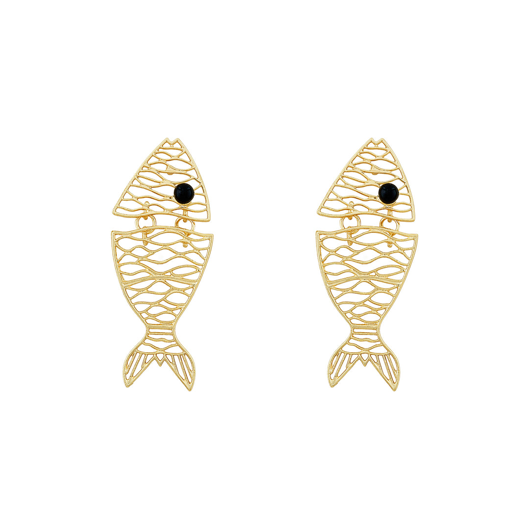 Finella Gold Animal Earrings