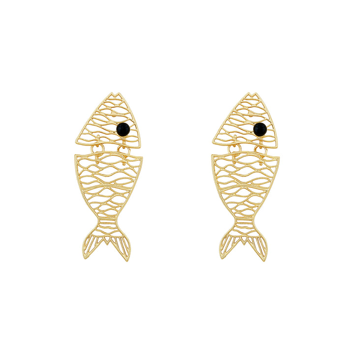 Finella Gold Animal Earrings