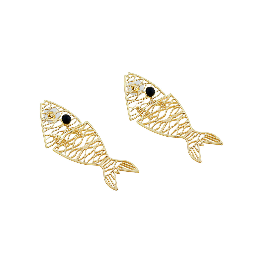 Finella Gold Animal Earrings