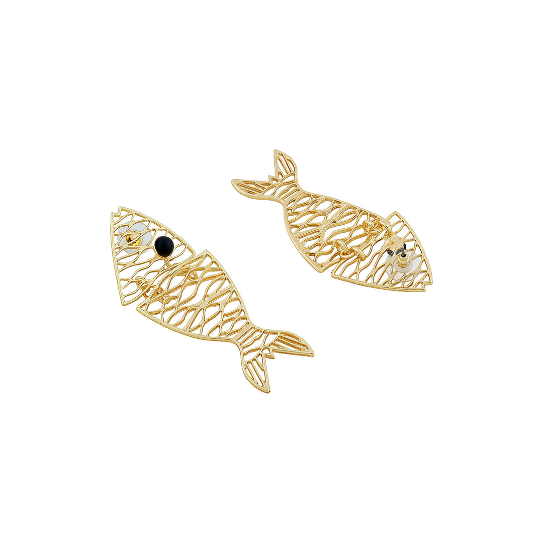 Finella Gold Animal Earrings