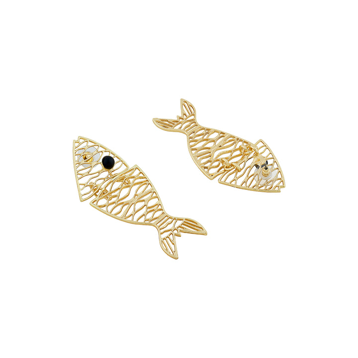 Finella Gold Animal Earrings