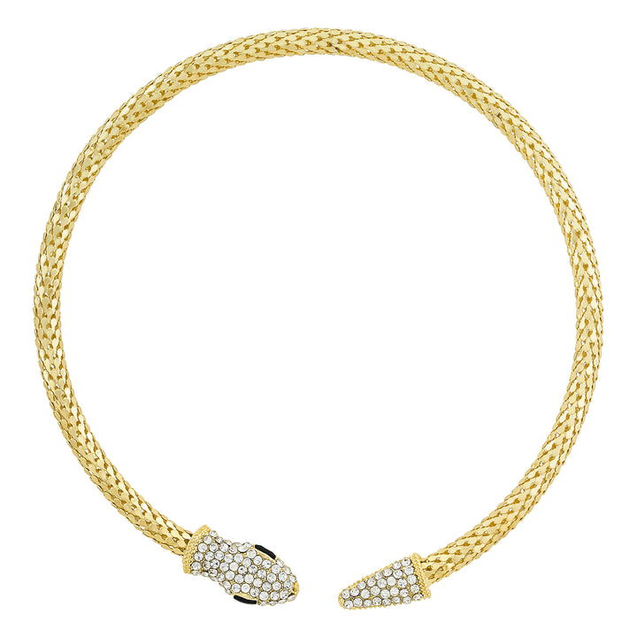 Hissé Gold Snake Necklace