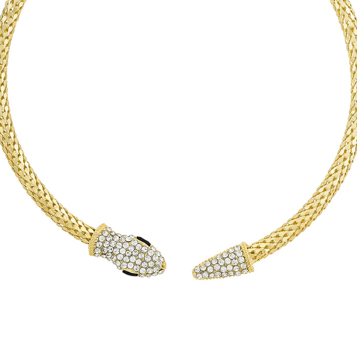 Hissé Gold Snake Necklace