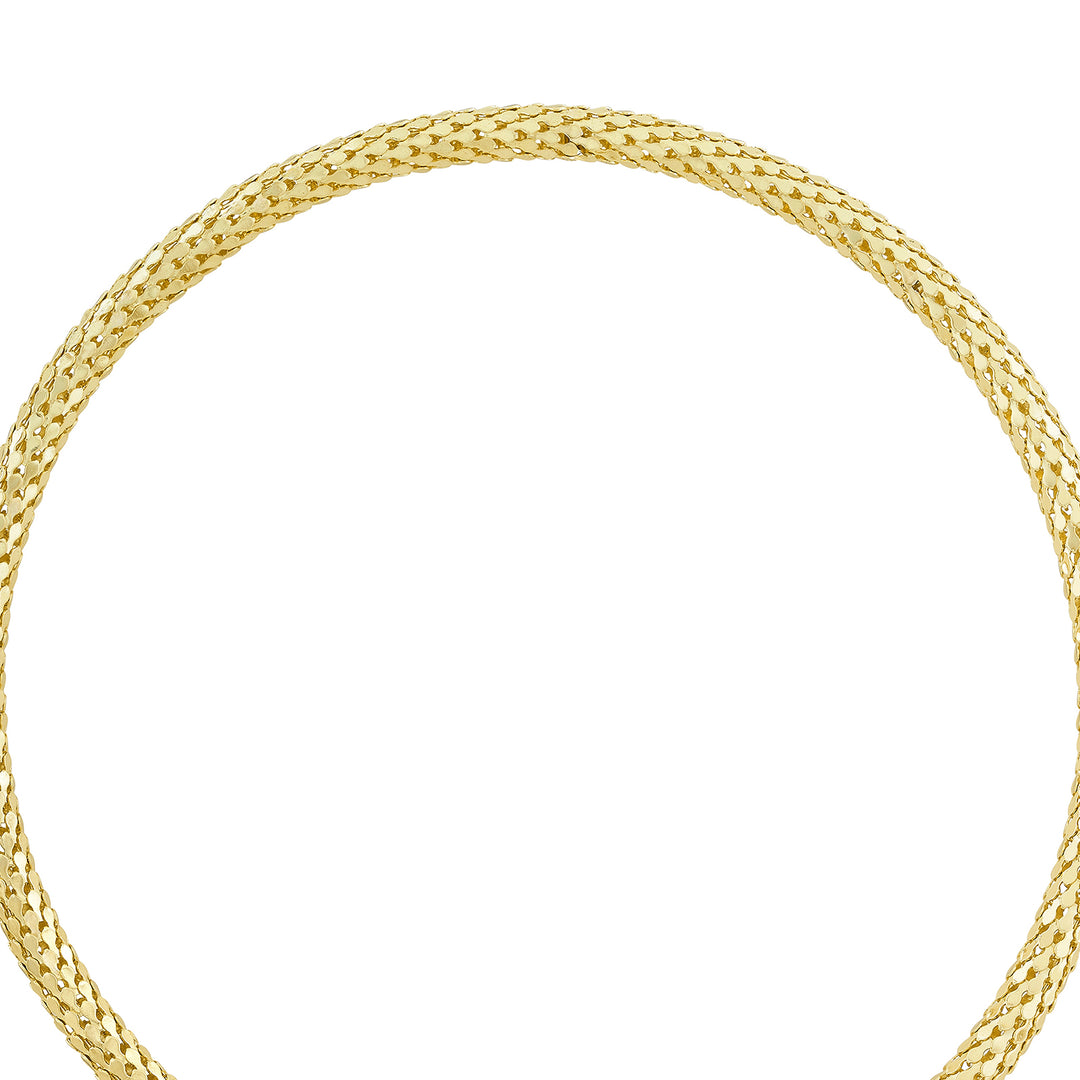 Hissé Gold Snake Necklace