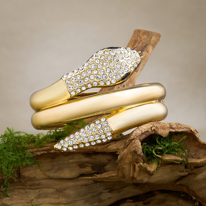Hebiro Gold Snake Bracelet