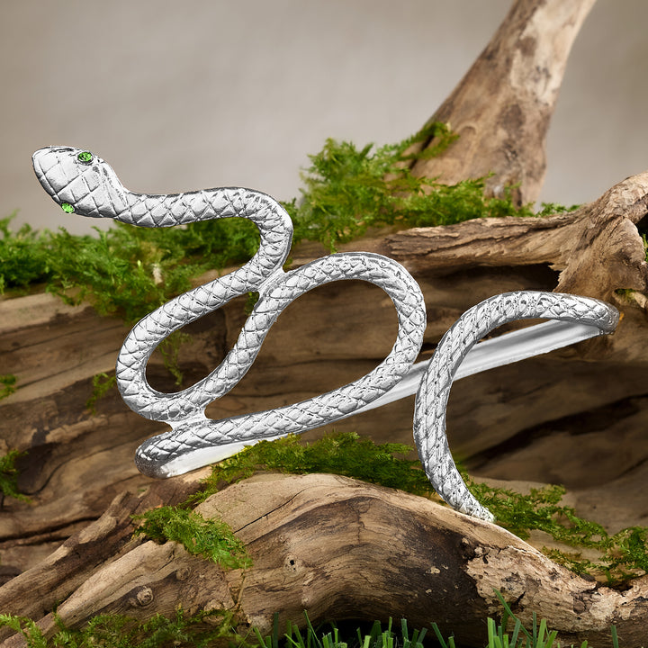 Cleora Embrace Silver Cuff Bracelet