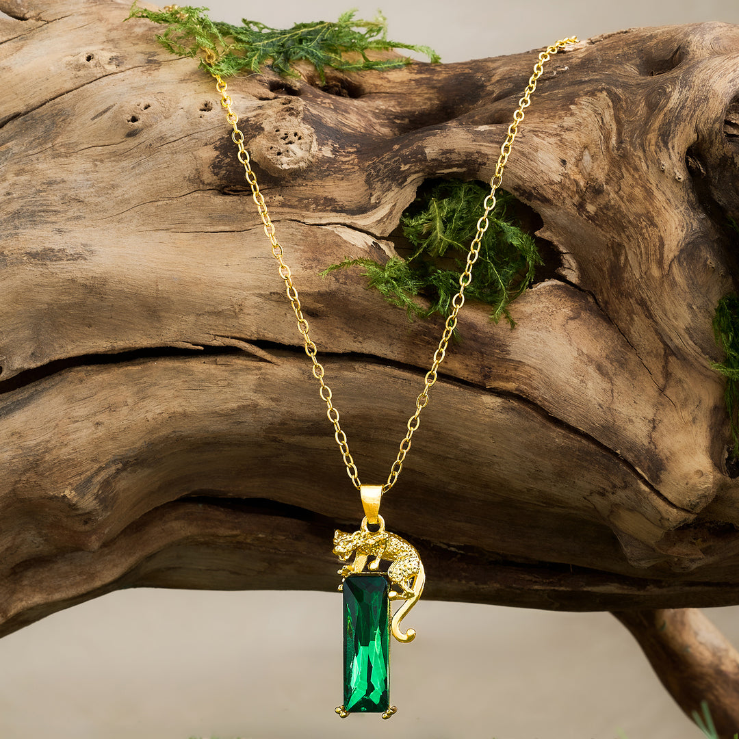 Midero Gold Panther Necklace