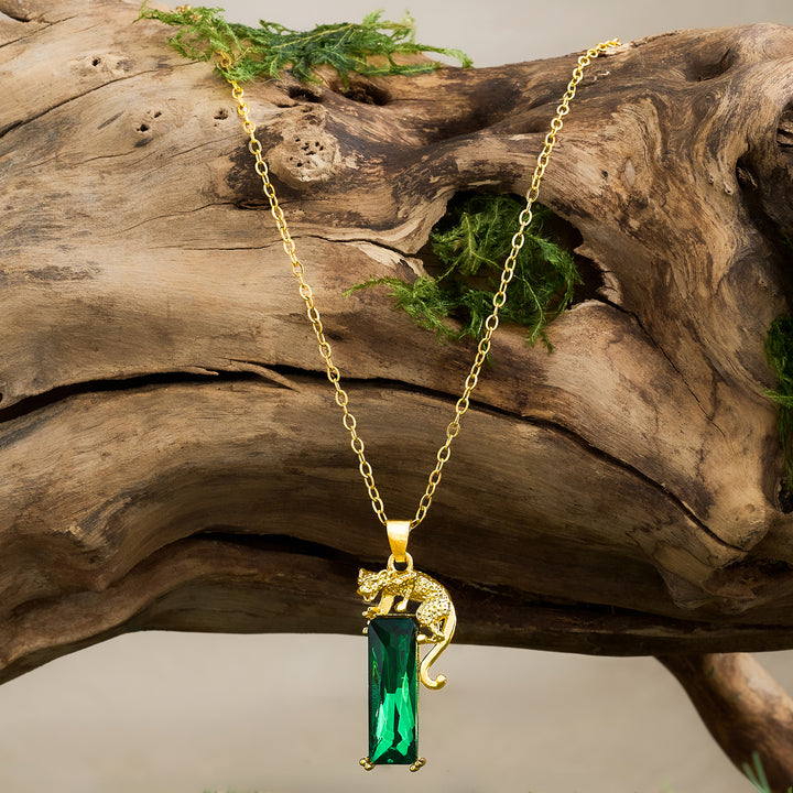 Midero Gold Panther Necklace