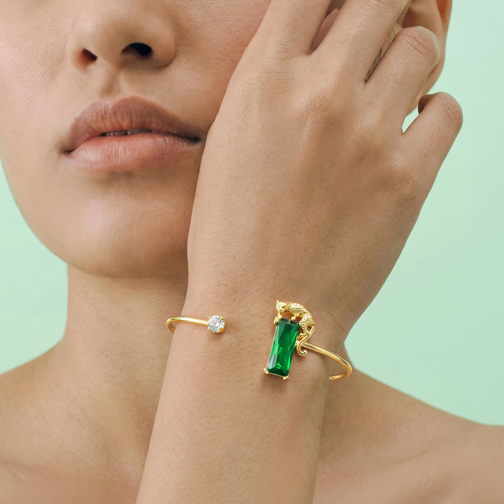 Midero Gold Panther Bracelet